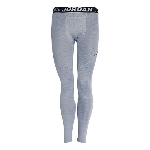 Men's Air Jordan Pro Tight Sports Gray Gym Pants/Trousers/Joggers 657528-063