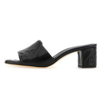 (WMNS) Alexander McQueen Leather Sandals 'Black' 780713WIEAD1000