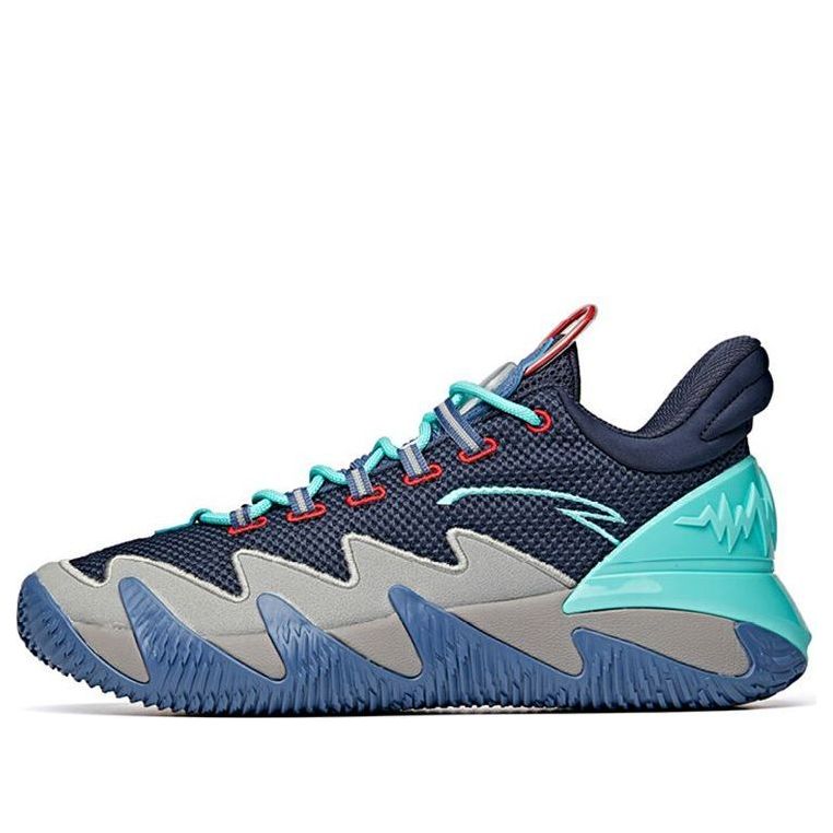 ANTA Basketball Shoes 'Blue Grey Red' 112041606-3