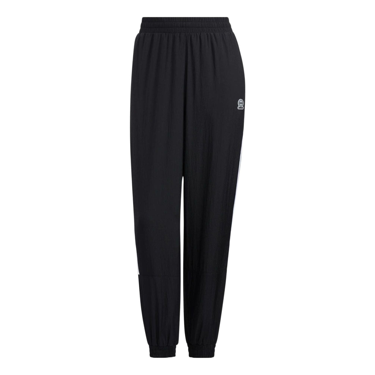 (WMNS) adidas Neo Tape Cuffed Track Pants 'Black White' HM9561