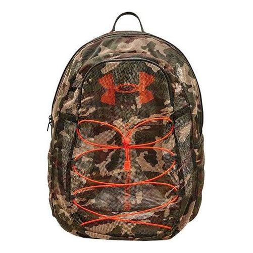 Under Armour Hustle Mesh Backpack 'Orange Green Camo' 1372288-310