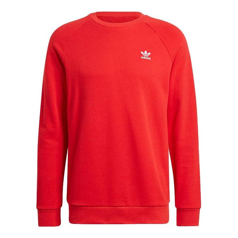 adidas Trefoil Crew Hoodie 'Red' GN3412
