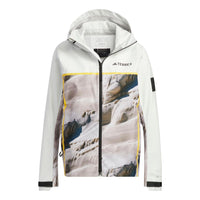 (WMNS) adidas National Geographic RAIN.RDY Jacket 'Off White' IC1991