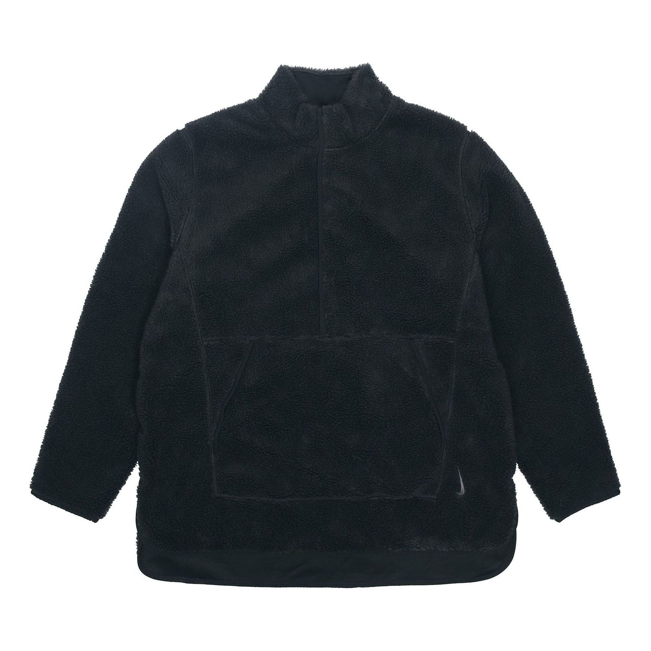 Nike Yoga Casual Sports Loose Stand Collar Training Jacket Black DD2183-010
