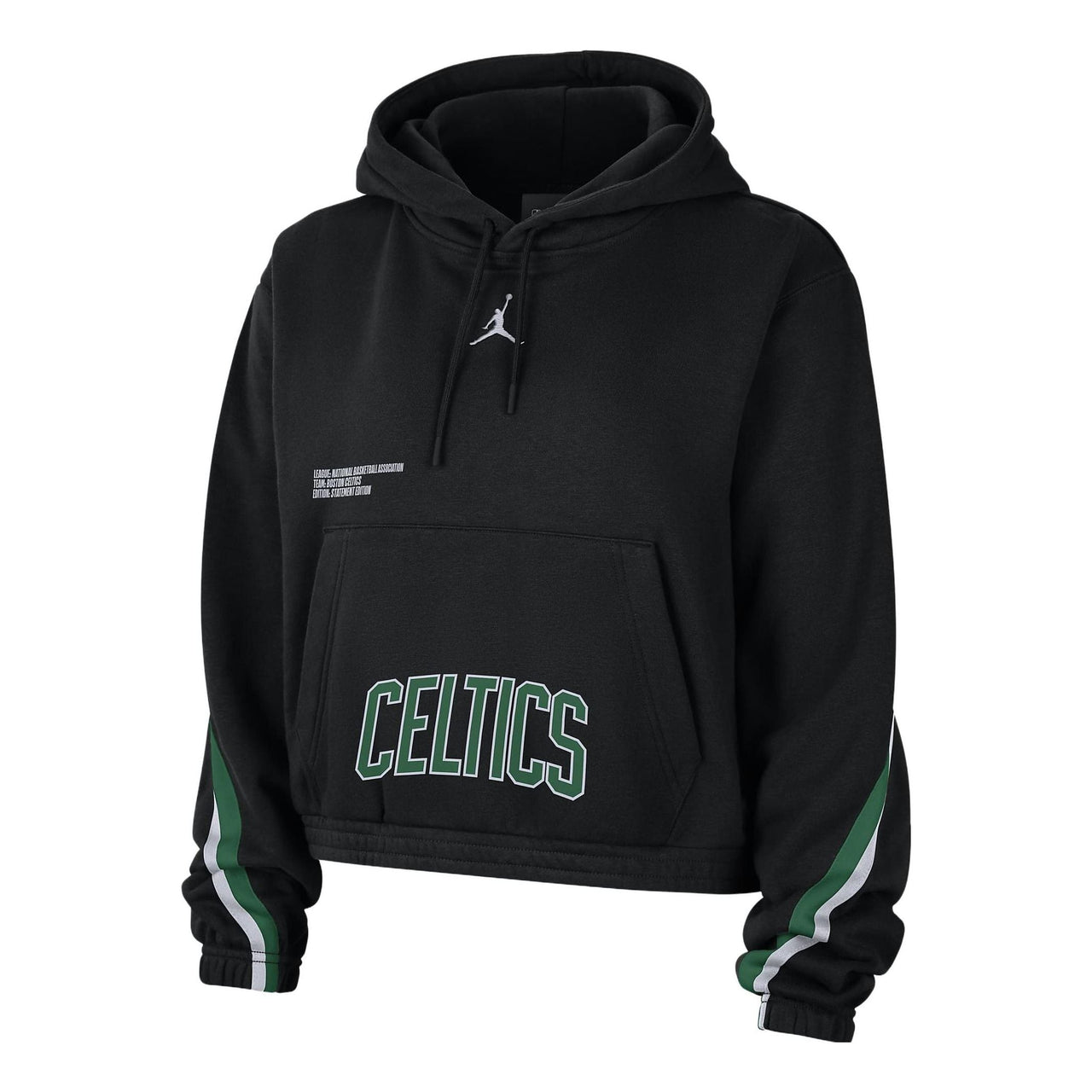 (WMNS) Air Jordan x NBA Boston Celtics Courtside Hoodie 'Black' DO0150-010