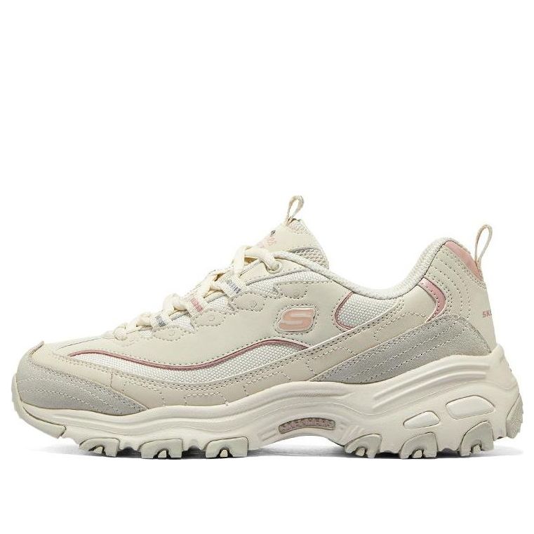 (WMNS) Skechers DLITES 'Beige Pink' 896145-NTPK