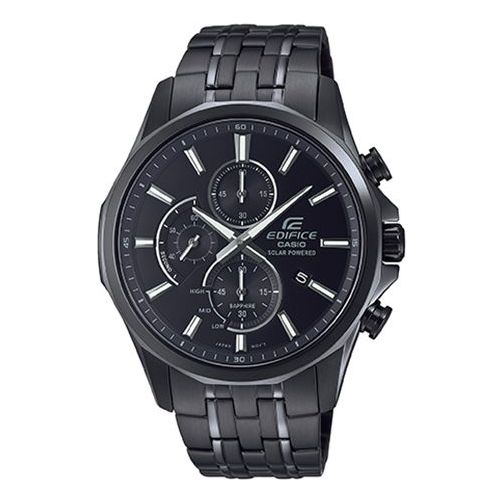 CASIO Waterproof EDIFICE Sapphire Crystal Mens Black Analog EFB-670SBC-1AVUPR