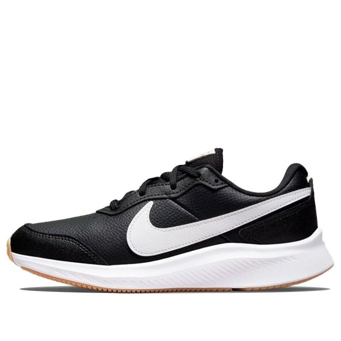 (GS) Nike Varsity Leather 'Black White' CN9146-008
