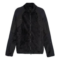 Nike x NOCTA Drake Polar Fleece Splicing Jacket Asia Sizing 'Black' DA4133-010