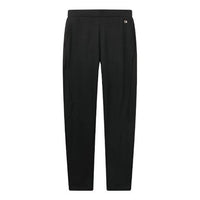 (WMNS) FILA Logo Straight Knitting Sports Trousers Black F11W028612F-BK