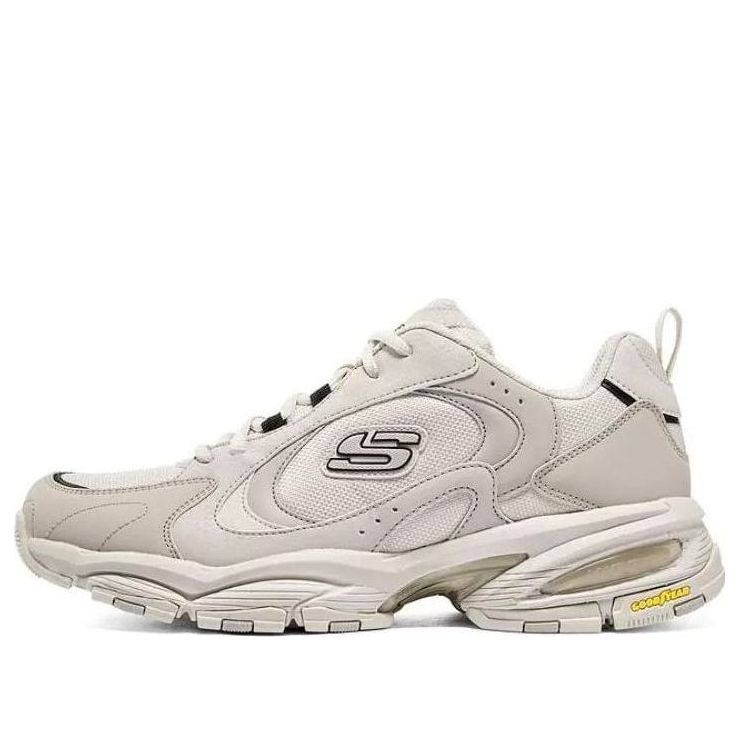 Skechers D'lites Shoes 'Beige White' 894163-NAT