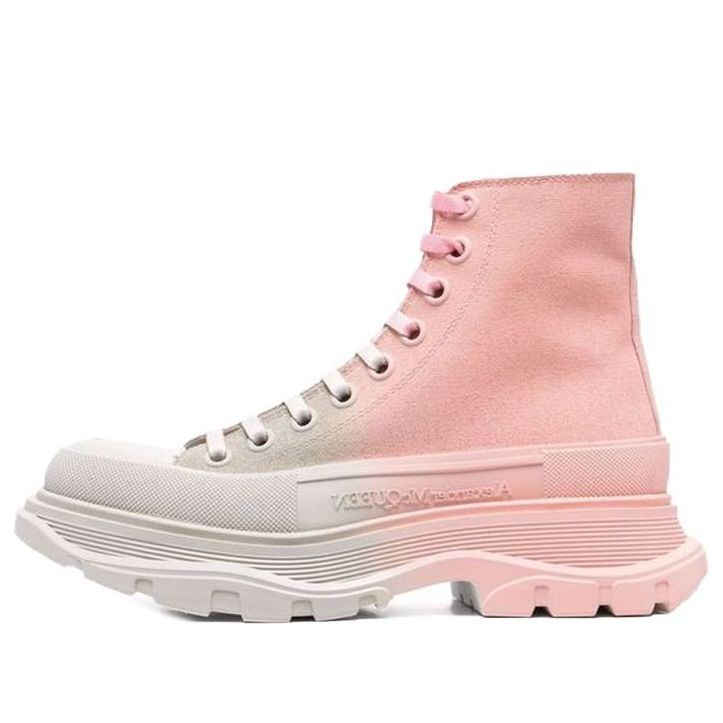 (WMNS) Alexander McQueen Tread High Top 'Two Tone Pink' 685697W4MVS1807
