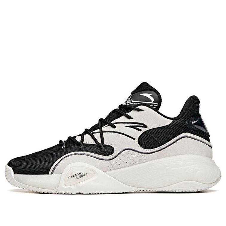 ANTA Cement Bubble Low 'Black White' 912121608S-2