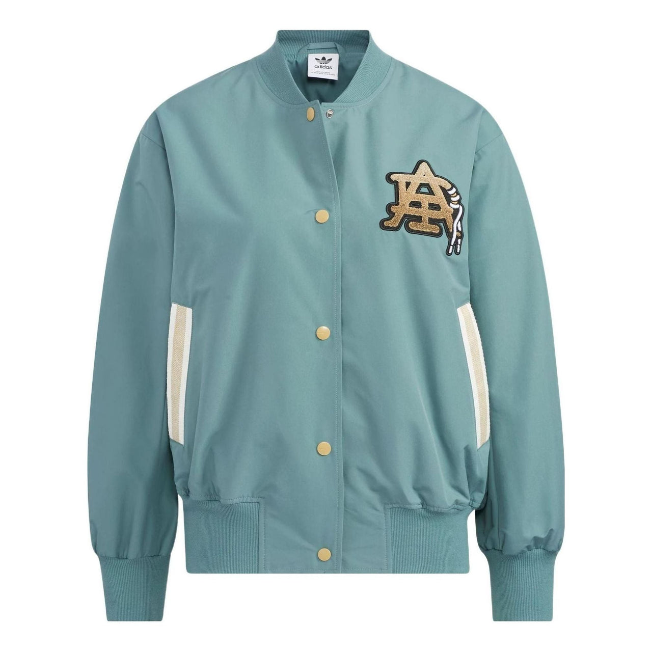 (WMNS) adidas Modern Collegiate Bomber Jacket 'Blue' HS1919