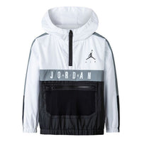 (PS) Air Jordan Color-Block Jacket 'White Black' JD2212015GS-001