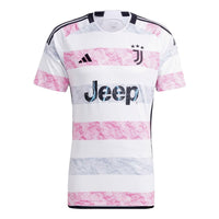 adidas Juventus 23/24 Away Jersey 'White Pink' HR8255