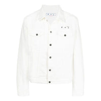 Off-White SS22 Denim Jacket Ordinary Version White OMYE079C99DEN0020110