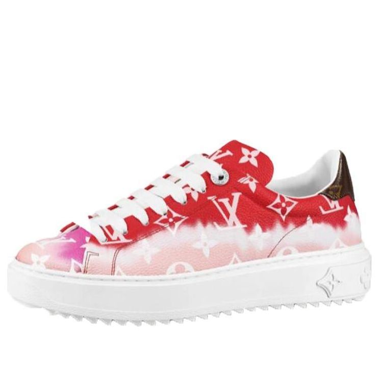 (WMNS) LOUIS VUITTON Time Out Sneakers 'White Red' 1A7ULV