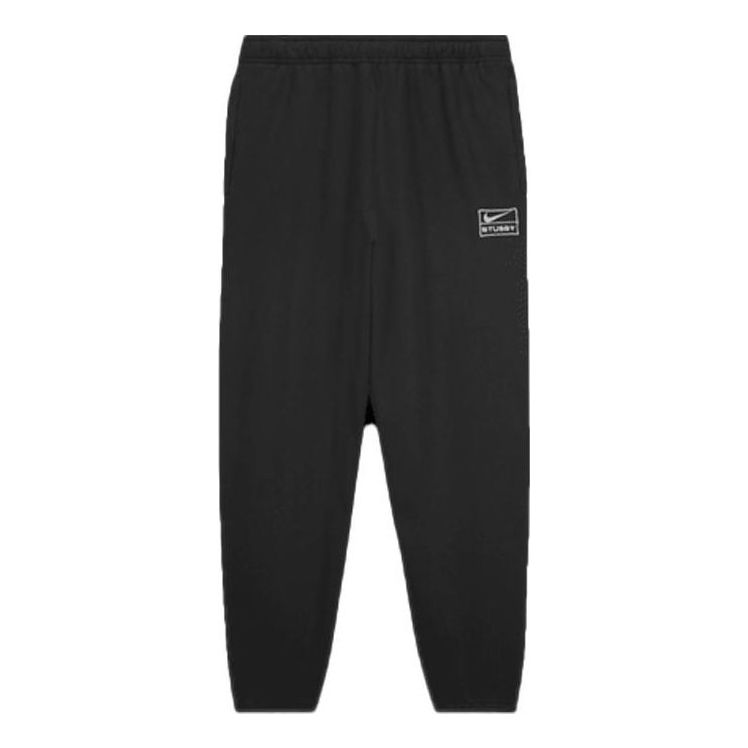Nike x Stussy SS23 Washed Sweat Pants 'Black' DO5296-010
