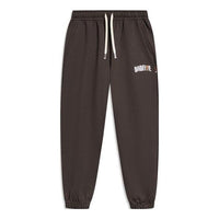 Li-Ning BadFive Logo Knit Sweatpants 'Dark Brown' AKLT841-2