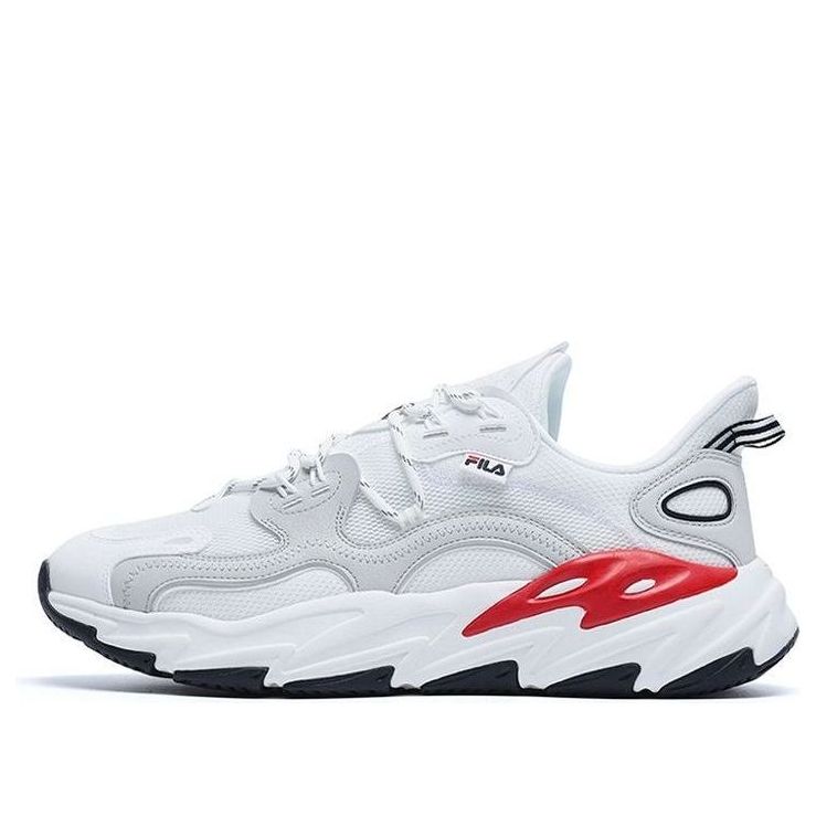 FILA Wave Low-Top Shoes 'White Red Grey' F12M226112FBA