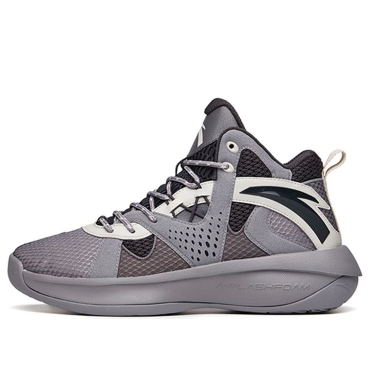 ANTA Shock The Game 2 High Top Shoes 'Grey' 112211620S-2