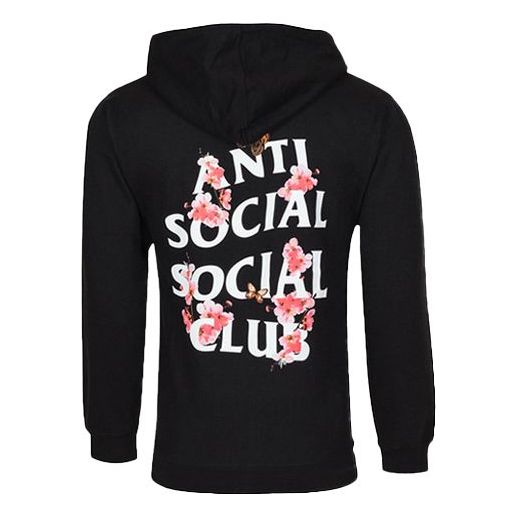 ANTI SOCIAL SOCIAL CLUB Logo hooded Zipper Unisex Black ASSW364