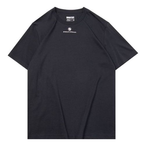 Li-Ning BADFIVE Series Basketball Sports Short Sleeve Black AHSQ237-2