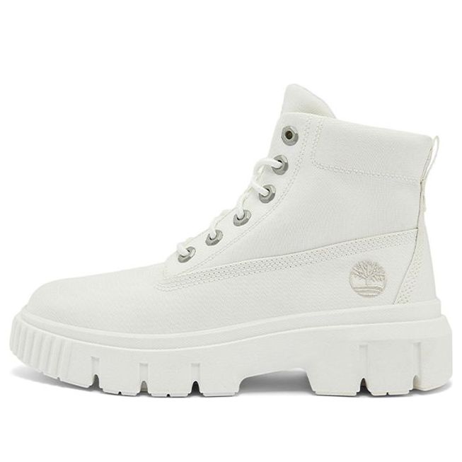 (WMNS) Timberland Greyfield Canvas Boot 'White' A2JFQW