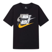 Men's Nike As Nsw Prem Ss Tee Athleisure Casual Sports Logo Printing Short Sleeve Black T-Shirt DV3317-010