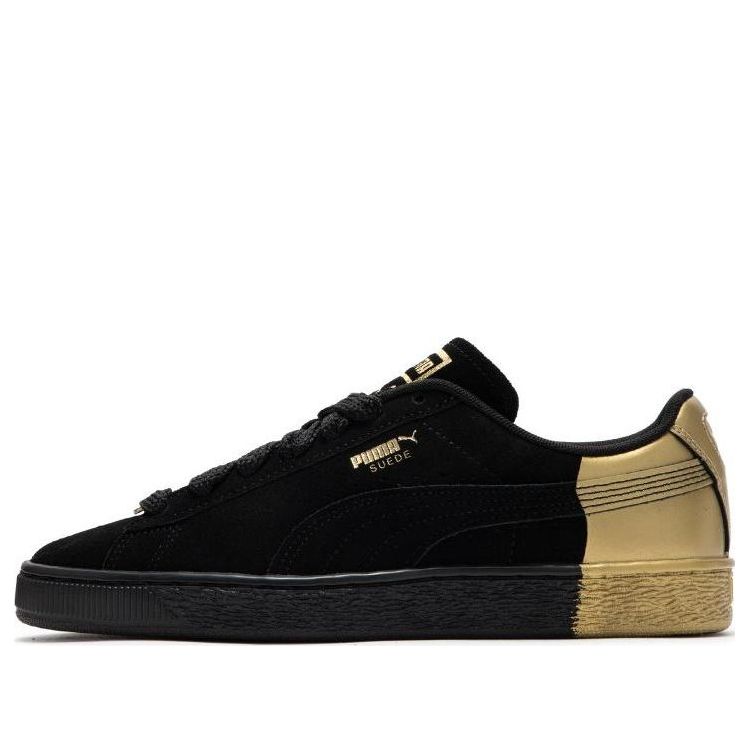 PUMA Suede Dance Crew 'Black Gold Metallic' 398306-01