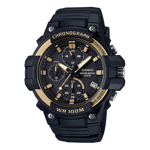 CASIO Waterproof Sports Mens Black Analog MCW-110H-9A