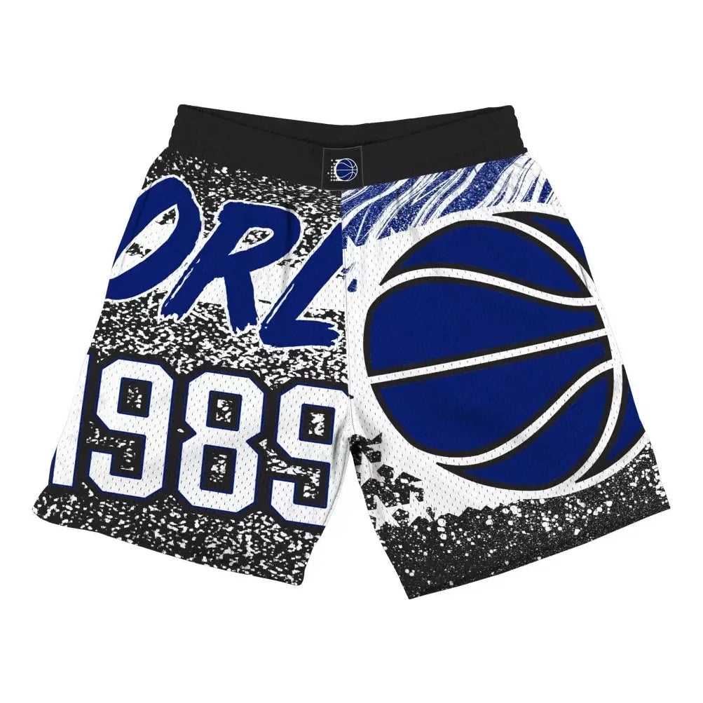 Mitchell & Ness x NBA Jumbotron Mesh Shorts 'Orlando Magic' SHORAJ19071-OMABLCK