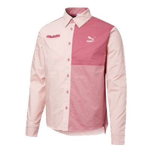PUMA Outdoor Logo Shirt 'Pink White' 532188-15