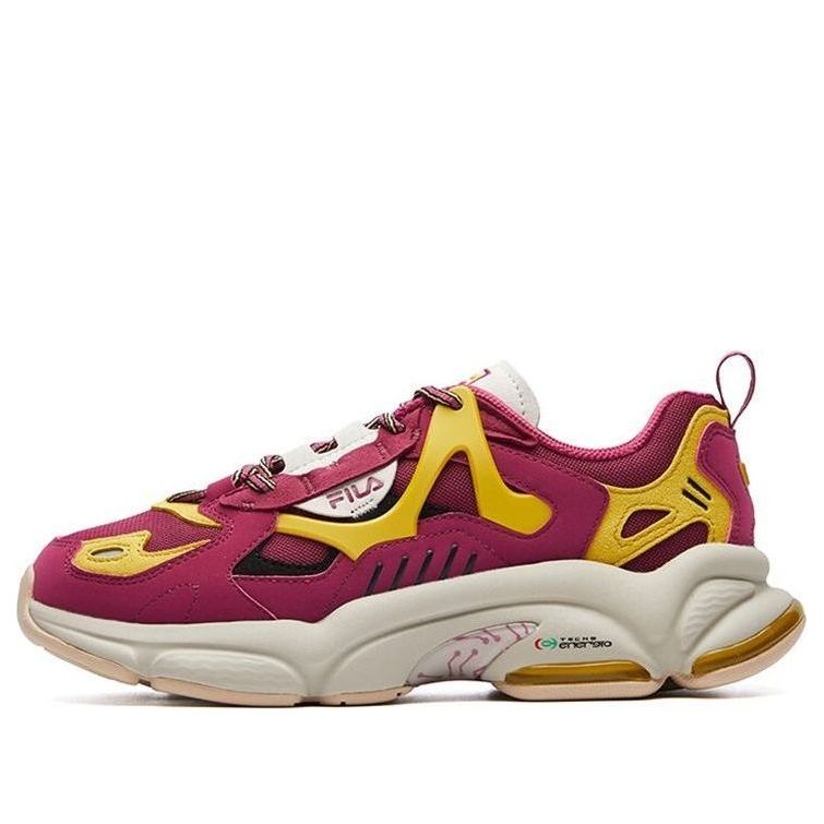 (WMNS) Fila RJV Low-top Running Shoes 'Red Yellow' T12W111107FBJ