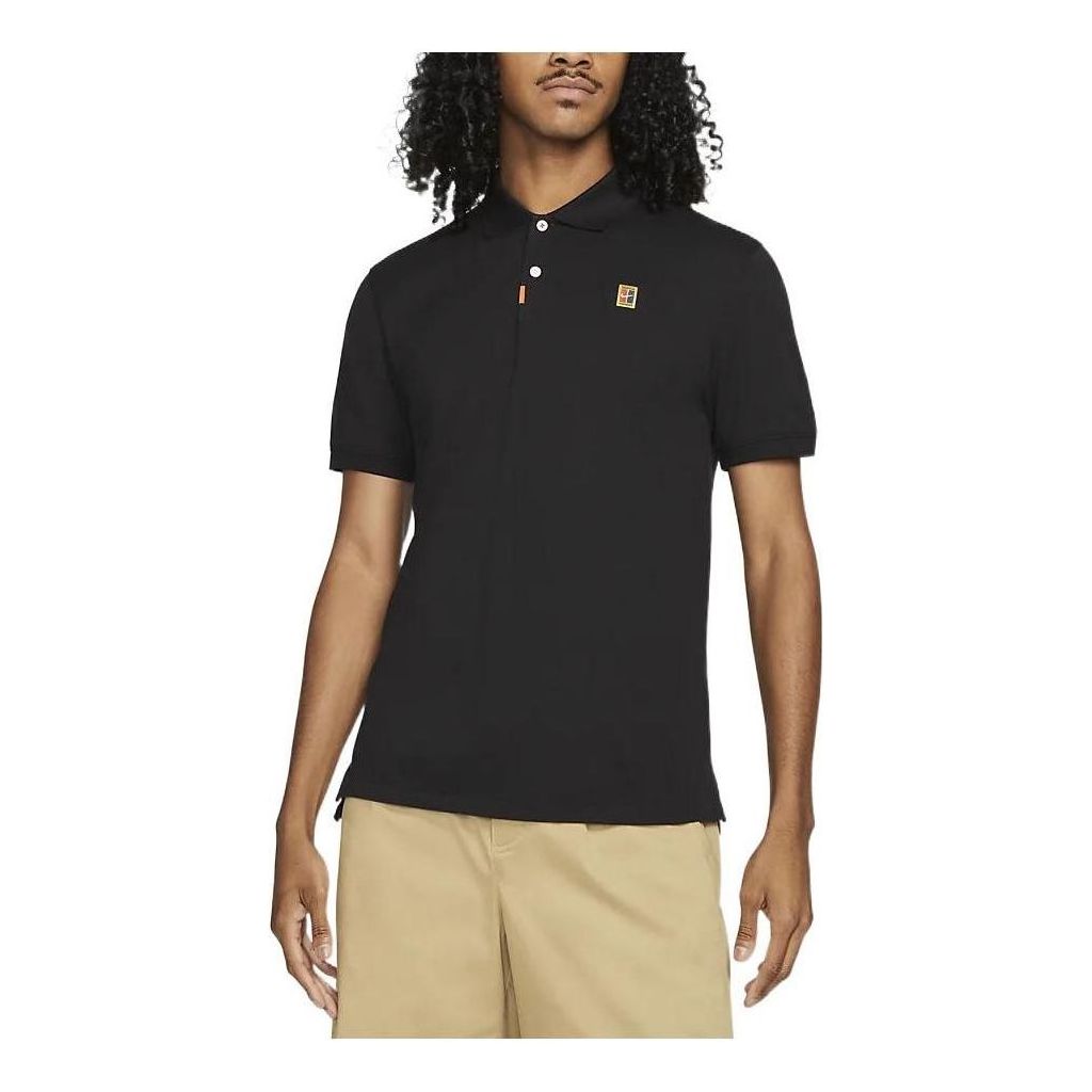 Nike Slim-Fit Polo Shirt 'Black' DA4380-010