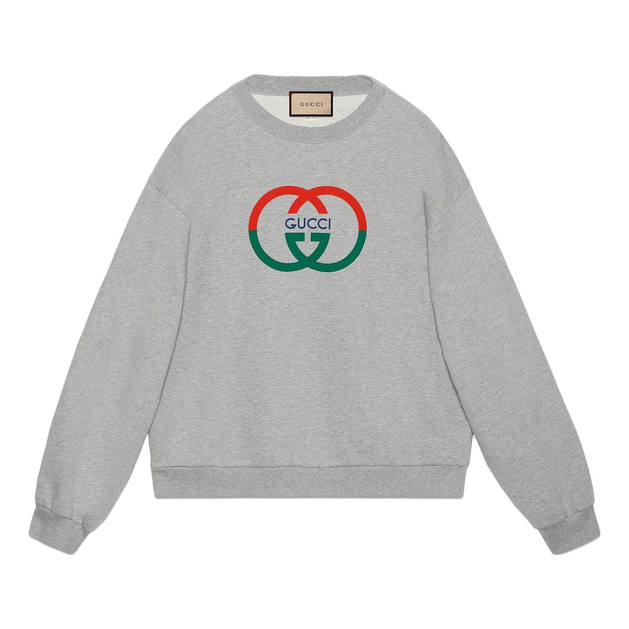 Gucci Cotton Jersey Printed Sweatshirt 'Grey' 774244-XJGAY-1230