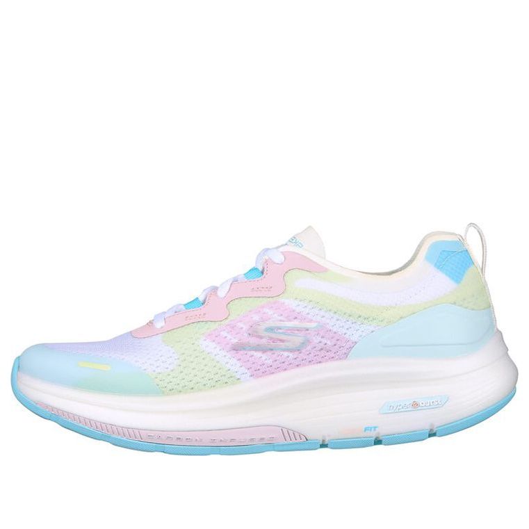 (WMNS) Skechers Gowalk Workout Walker 'White Multicolor' 124939-WMLT