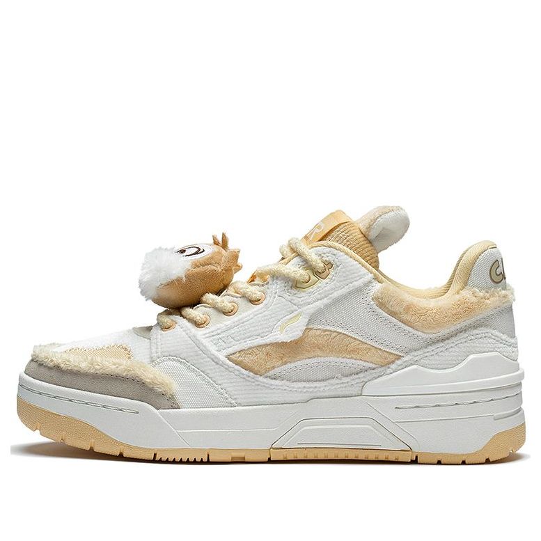 (WMNS) Li-Ning RSR 101 Low x Disney Chip 'n' Dale 'White Yellow' ABCS108-3
