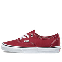 Vans Authentic Canvas Wear-resistant Low Tops Casual Skateboarding Shoes Unisex Red VN0A38EMQ9S