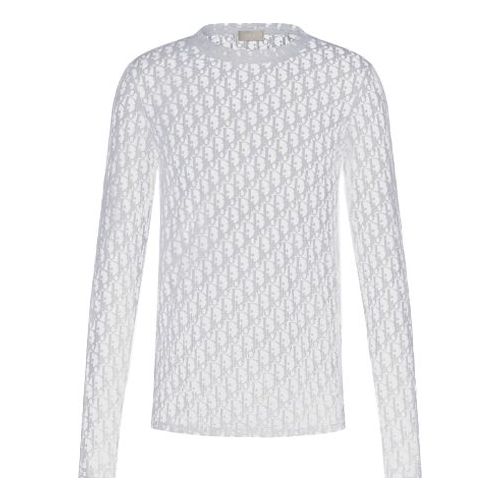 DIOR SS21 Cotton Painting Print For Men White 183J655A0537-C080