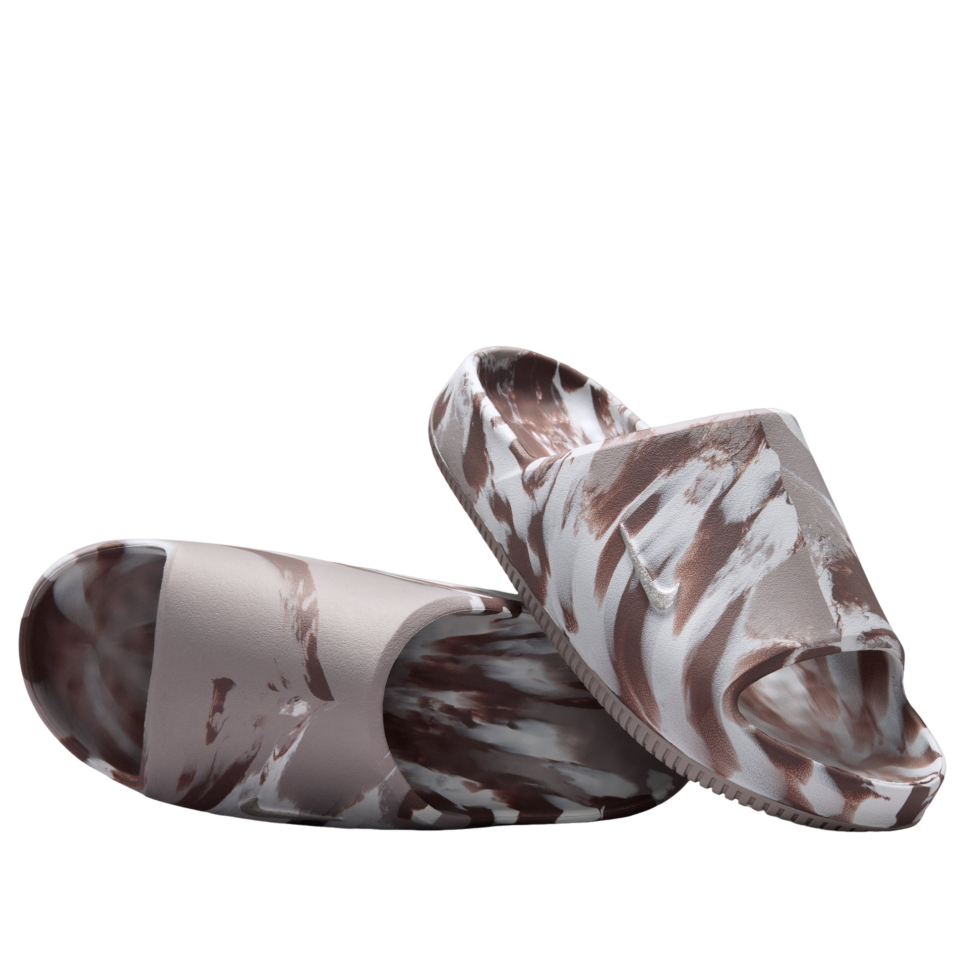 (WMNS) Nike Calm 2.0 Marbled Slides 'Sail Mink Brown' II7271-102