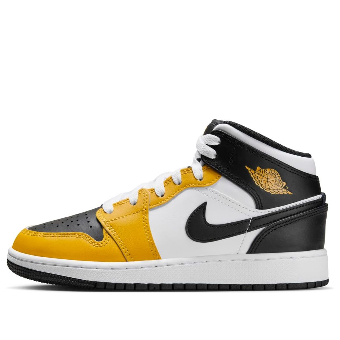 (GS) Air Jordan 1 Mid 'Yellow Ochre' DQ8423-701