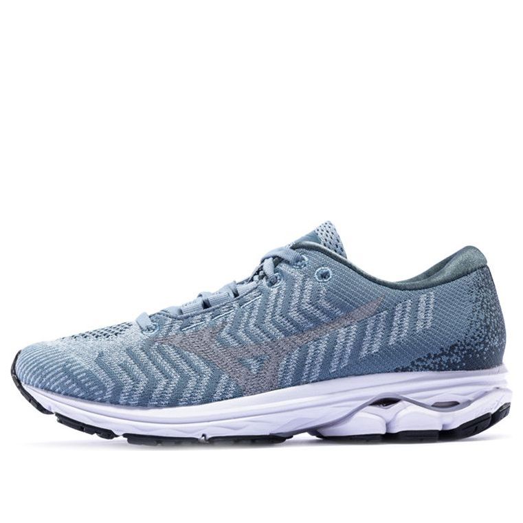 (WMNS) Mizuno Wave Rider Waveknit 3 'Grey Blue' J1GD192939