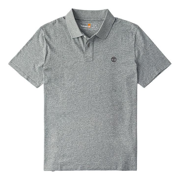 Timberland Logo Polo Shirt 'Grey' A63YQ-052