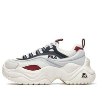 (WMNS) FILA Pose Ray Flatform Chunky Shoes 'White Navy Red' T12W014201FSV