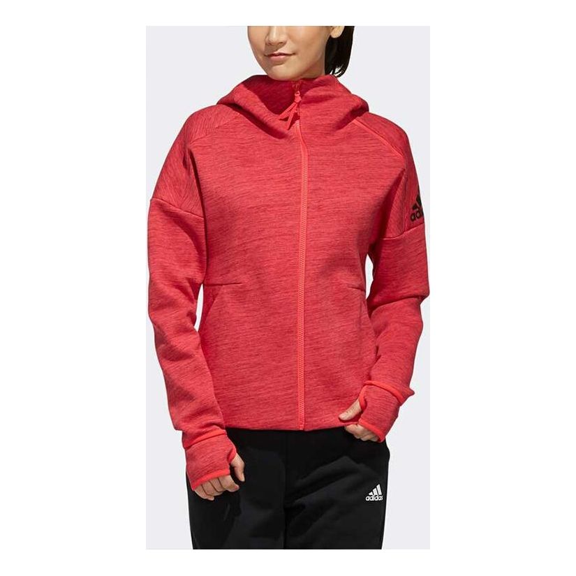 (WMNS) adidas Zne Hoody Knit Jacket Pink FJ0211