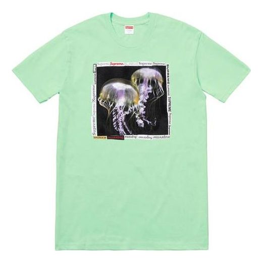 Supreme SS18 Jellyfish Mint Tee SUP-SS18-161