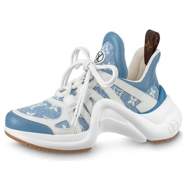 (WMNS) LOUIS VUITTON Archlight 1.0 Sneakers 'Denim Monogram' 1AB30Q