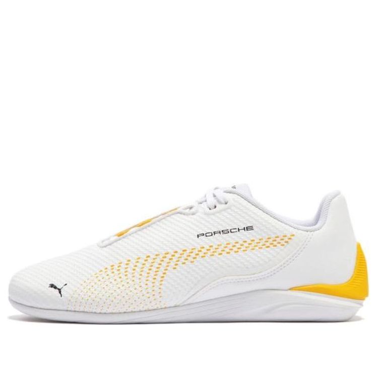 PUMA Porsche Legacy Drift Cat Decima Driving Shoes 'White yellow' 308257-02